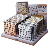 Zigarettenetui Zigaretten Etui Dose Box neue glanz Design Serie mit Kroko Optik