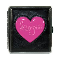 Zigarettenetui Zigaretten Etui Dose Box neue Leder Design...