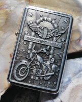 Feuerzeug Benzin Feuerzeuge Lighter neue Motiv Serie Biker Star