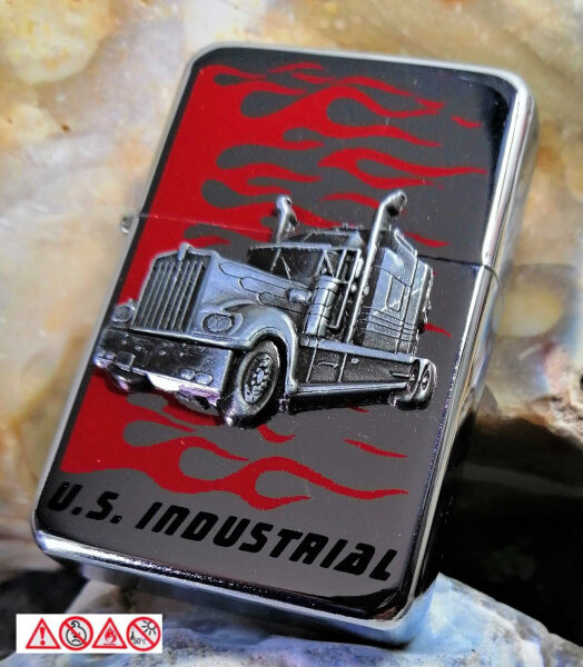 Feuerzeug Benzin Feuerzeuge Lighter neue Motiv Serie Truck LKW U.S.