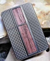 Marken Gas Feuerzeug von Z-Plus Exklusives Feuerzeug mit Holz Design No 03