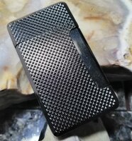 Feuerzeug Gas Feuerzeuge Lighter edles Silber Anthrazit...