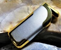 Feuerzeug Gas Metall Feuerzeuge Lighter neue Metall Design Serie Silber Gold