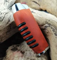 Feuerzeug Gas Metall Feuerzeuge Lighter neue Holz Design Serie mit Geschenkbox