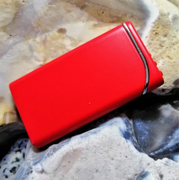 Feuerzeug Gas Metall Feuerzeuge Lighter neue Metall Design Serie in Rot No 149