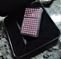 Feuerzeug Gas Feuerzeuge mit Rosa Strass Steine die deluxe Geschenkidee Serie