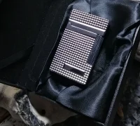 Feuerzeug Gas Feuerzeuge Lighter edles Silber Design neue...