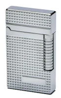 Feuerzeug Gas Feuerzeuge Lighter edles Silber Design neue Premium Serie