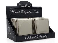 Zigarettenetui Zigaretten Etui Dose Box neue Edelstahl Design Serie Chrom No 45